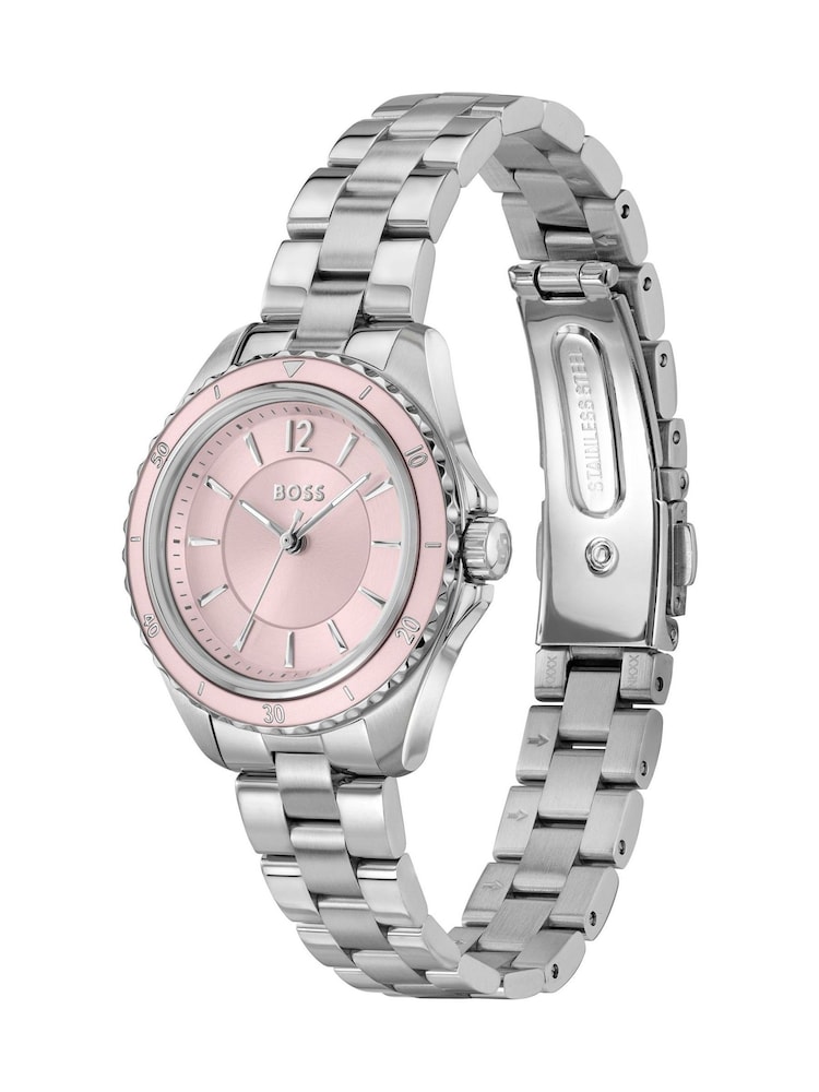 BOSS Silver Aqua Stainless Steel Watch - Image 5 of 5