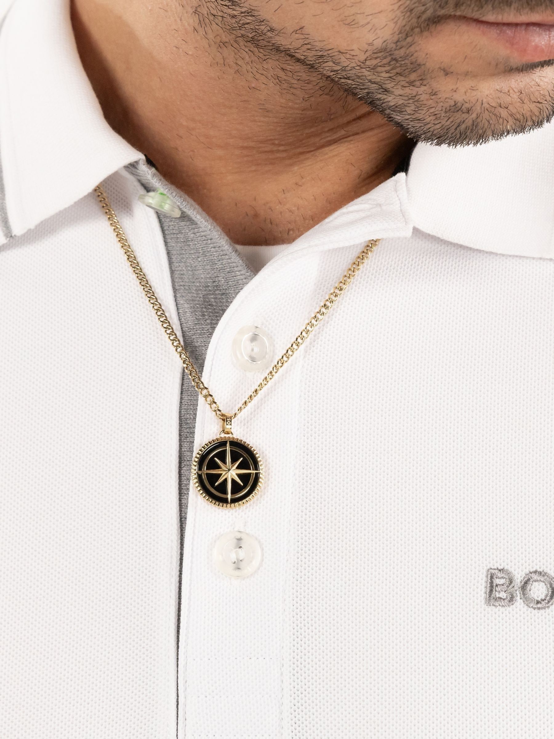 Boss Men's Gents North Necklace - Gold - Image 4