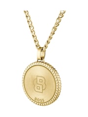 BOSS Gold Tone North IP Necklace - Image 6 of 6