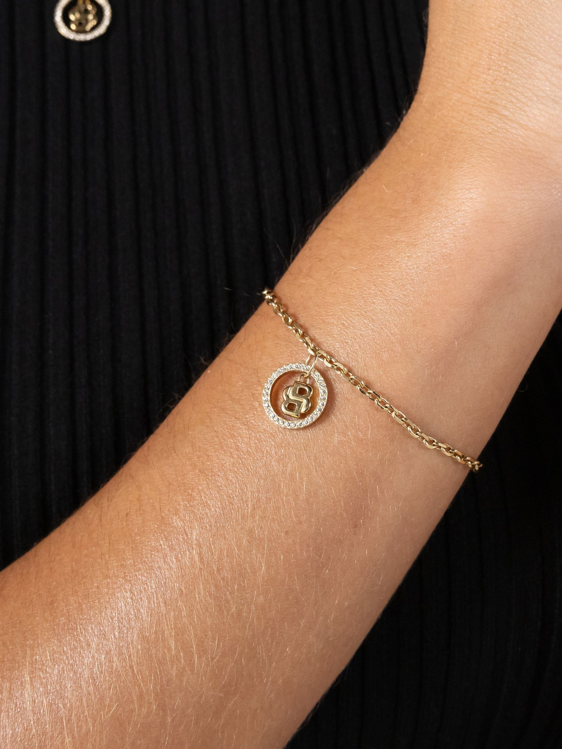 BOSS Jewellery 1580807 Double B Divine Gold Tone Bracelet - Image 2