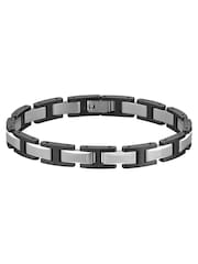 BOSS Gold/ Black Nolan Two Tone IP And Stainless Steel Bracelet - Image 2 of 7