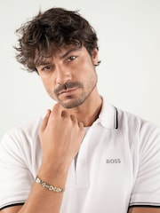 BOSS Gold Tone Nolan Two IP And Stainless Steel Bracelet - Image 2 of 5