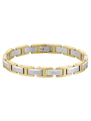BOSS Gold Tone Nolan Two IP And Stainless Steel Bracelet - Image 3 of 5