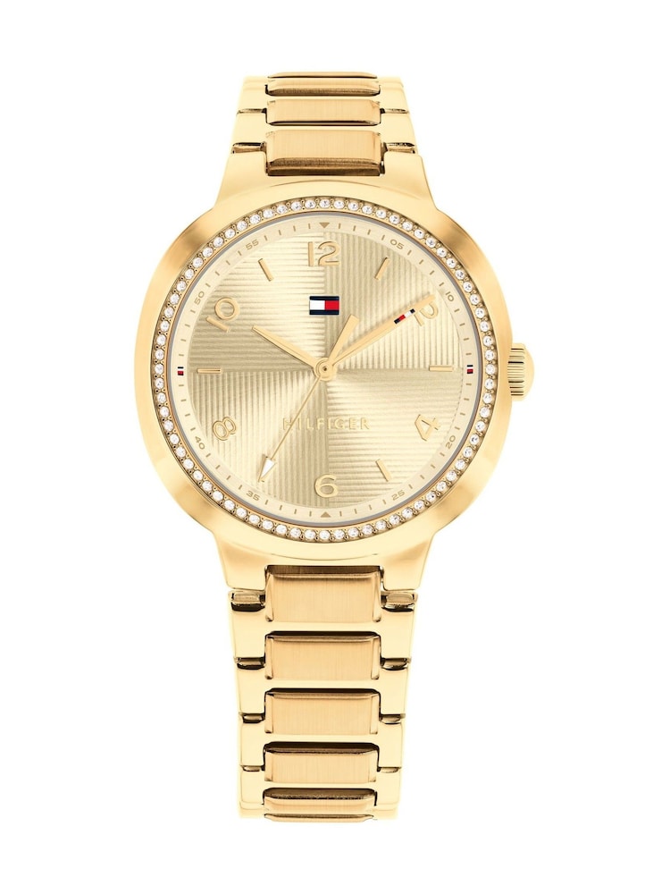 Tommy Hilfiger Gold Plated Bracelet Watch - Image 1 of 3