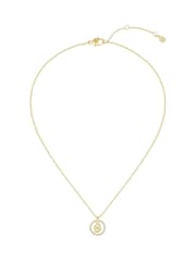 BOSS Gold Tone Double B Divine Gold IP Necklace - Image 3 of 5