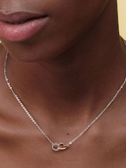 Olivia Burton Gold Tone IP Kindred Interlink Necklace - Image 4 of 5