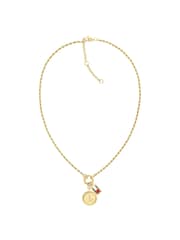 Tommy Hilfiger Gold Plated Nautical Charm  Necklace - Image 1 of 5