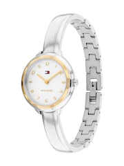 Tommy Hilfiger Silver Stainless Steel Bangle Watch - Image 3 of 3