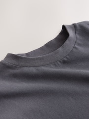 Charcoal Grey Popcorn Boxy Graphic T-Shirt (3-16yrs) - Image 3 of 4