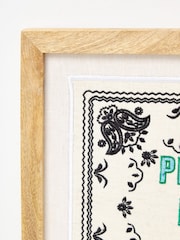 Oliver Bonas White Plus Ca Change Plus C'est La Mme Chose Framed Wall Art - Image 4 of 5