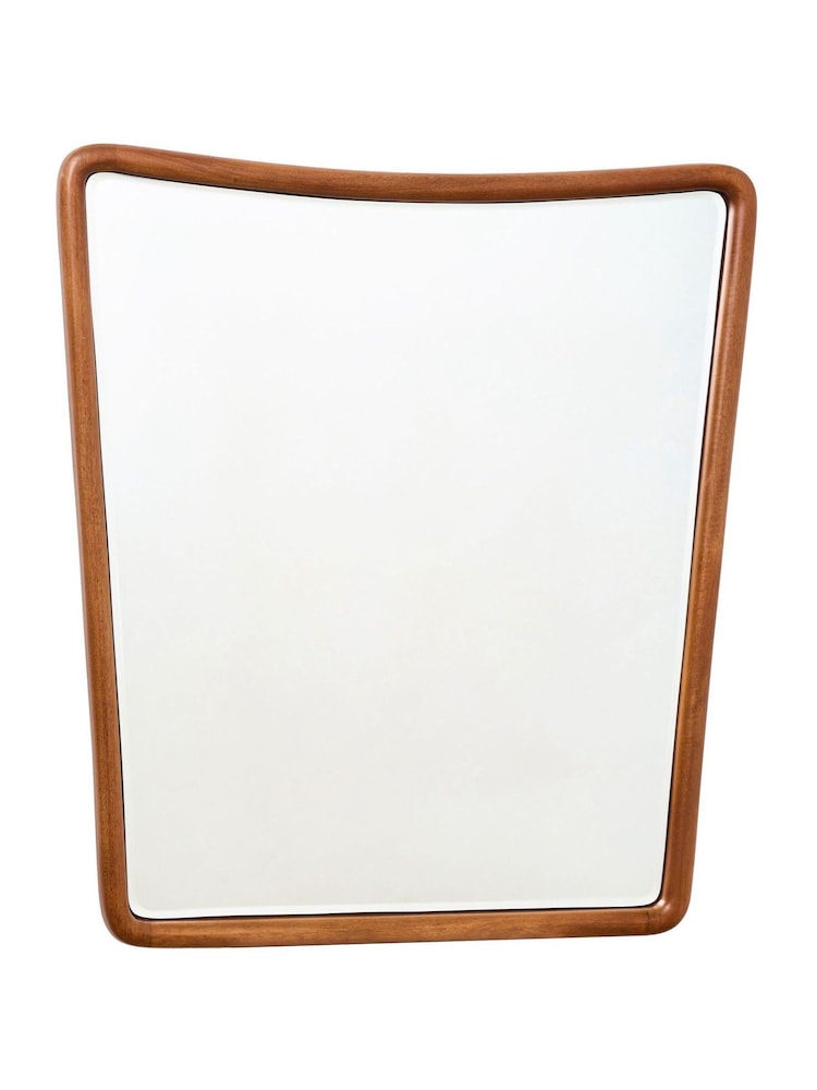 Oliver Bonas Brown Mateu Mango Wood Wall Mirror - Image 4 of 4