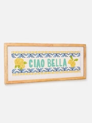 Oliver Bonas Yellow Ciao Bella Beaded Wall Art - Image 3 of 4