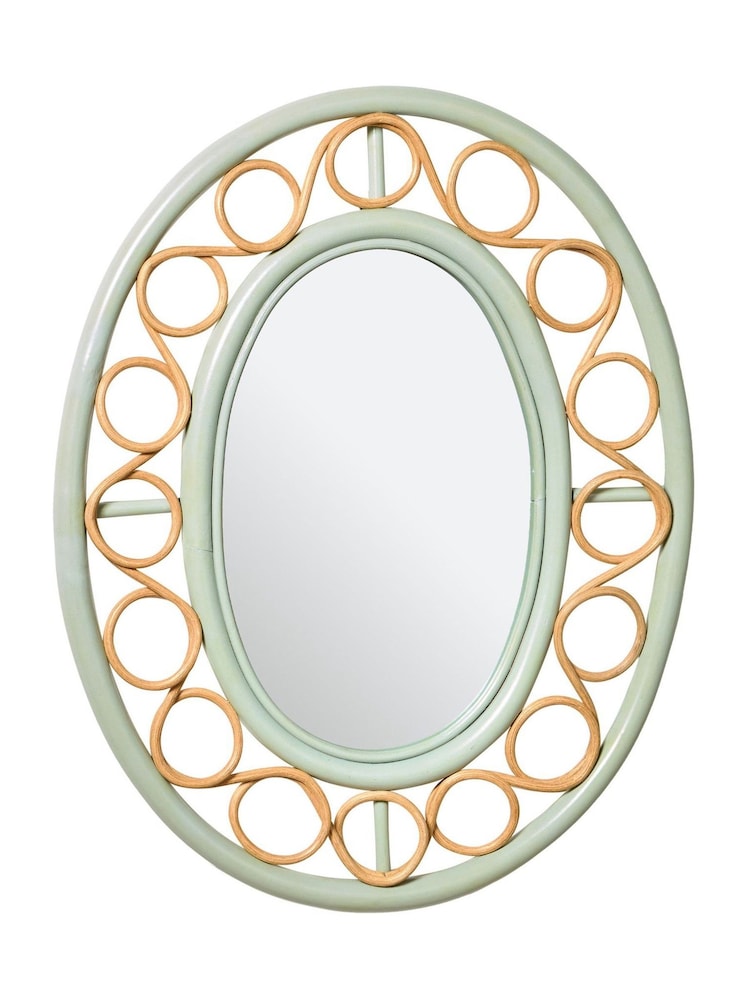 Oliver Bonas Sage Vero Oval Loop Wall Mirror - Image 4 of 4