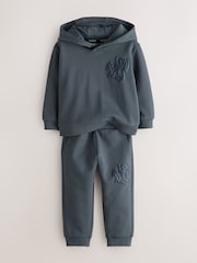 smALLSAINTS Mid Blue Orlando Hoodie and Joggers Younger Set - Image 10 of 17