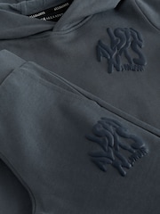 smALLSAINTS Mid Blue Orlando Hoodie and Joggers Younger Set - Image 13 of 17