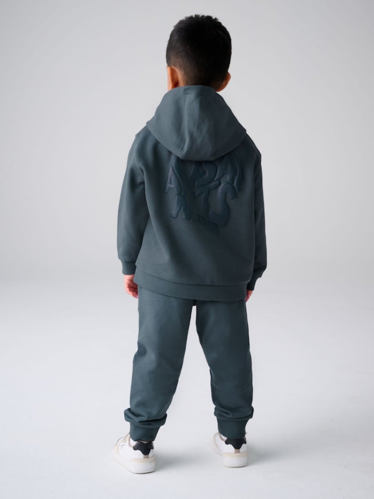 smALLSAINTS Mid Blue Orlando Hoodie and Joggers Younger Set - Image 2 of 17
