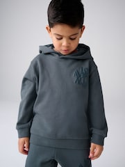 smALLSAINTS Mid Blue Orlando Hoodie and Joggers Younger Set - Image 3 of 17