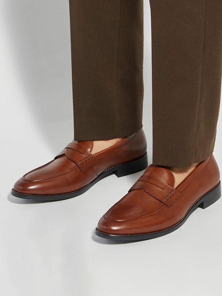 Marrone - Vestibilità ampia - Dune London Skylers Wide Fit Loafers - Immagine 1 di 6 Marrone - Vestibilità ampia - Dune London Skylers Wide Fit Loafers - Immagine 1 di 6