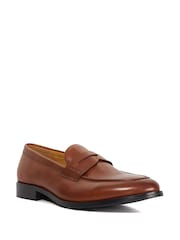 Marrone - Vestibilità ampia - Dune London Skylers Wide Fit Loafers - Immagine 3 di 6