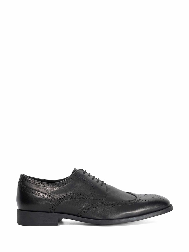 Dune London Black Sunni Wide Fit Derby Shoes - Image 2 of 6