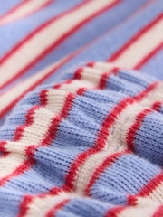 Красно-синяя - Long Sleeve Stripe Lounge Set - Изображение 7 8