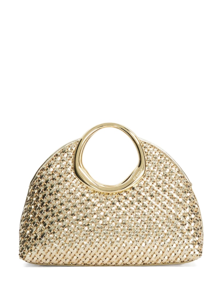 Dune London Metallic Earning Clutch Bag - Image 2 of 4