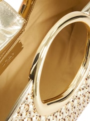 Dune London Metallic Earning Clutch Bag - Image 3 of 4