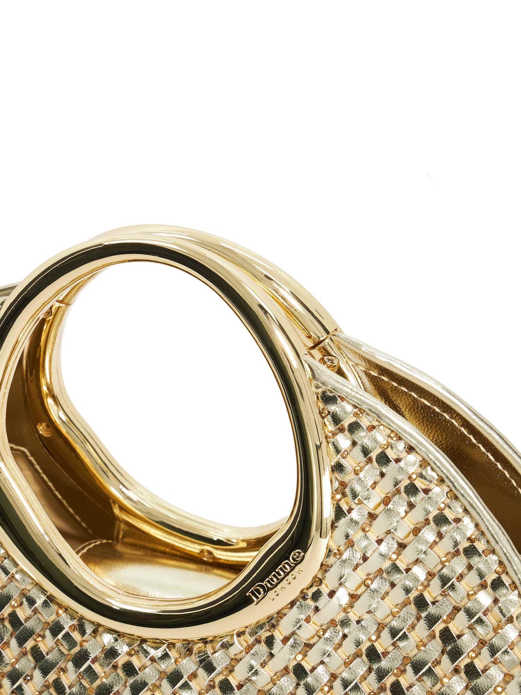 Buy Dune London Metallic Earning Clutch Bag from Next USA