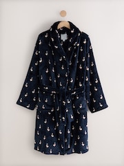 Navy Ducks - Superblød morgenkåbe - Billede 1 af 3