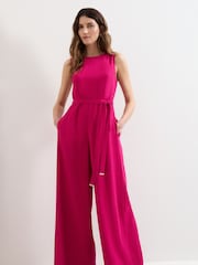 Phase Eight Pink Petite Marta Jumpsuit - Image 3 of 6