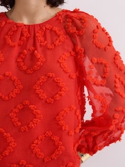 Phase Eight Shayla Red Blouse - Imagen 5 de 6