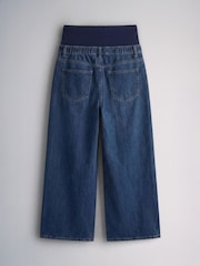 The Set 2 Pack Wide Leg Overbump Maternity Jeggings Blue/Dark Blue - Image 4 of 6