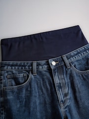 The Set 2 Pack Wide Leg Overbump Maternity Jeggings Blue/Dark Blue - Image 5 of 6