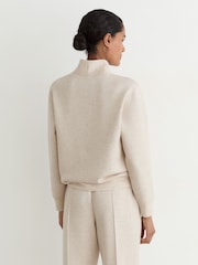Reiss Annabel Premium Interlock Sjalringad Tröja - Bild 5 av 6