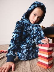 Mavi Futbol Qrafiti - Fleece All-In-One (3-16il) - 8şəkildən 3 şəkil