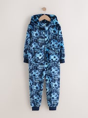 Mavi Futbol Qrafiti - Fleece All-In-One (3-16il) - 8şəkildən 5 şəkil
