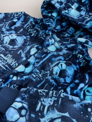 Mavi Futbol Qrafiti - Fleece All-In-One (3-16il) - 8şəkildən 8 şəkil