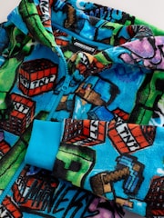 Blue Minecraft Fleece All-In-One (4-16yrs) - Image 3 of 4