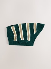 Green Stripe Knitted Pet Jumper - Image 5 of 9