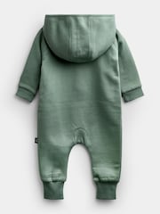 JoJo Maman Bébé Green Highland Cow Jersey Romper - Image 2 of 4