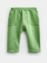 Jojo Maman Bébé Green Vegetable Appliqué Sweatshirt & Jogger Set - Image 4 of 7