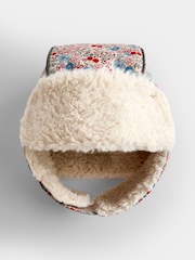 JoJo Maman Bébé Stone Ditsy Cosy Trapper Hat - Image 1 of 4