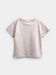 JoJo Maman Bébé Khaki Green Check Brushed Shirt & T-Shirt - Image 3 of 7