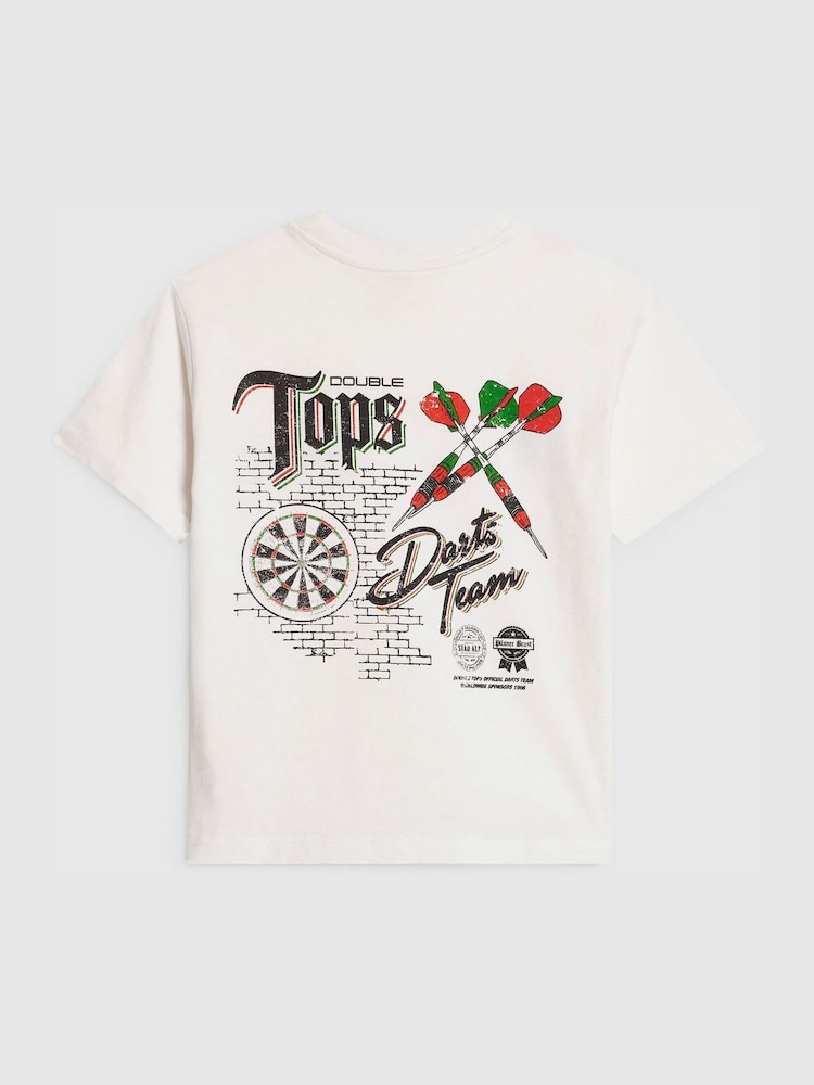 River Island Regular Fit Top Darts T-Shirt - Attēls 1 no 4