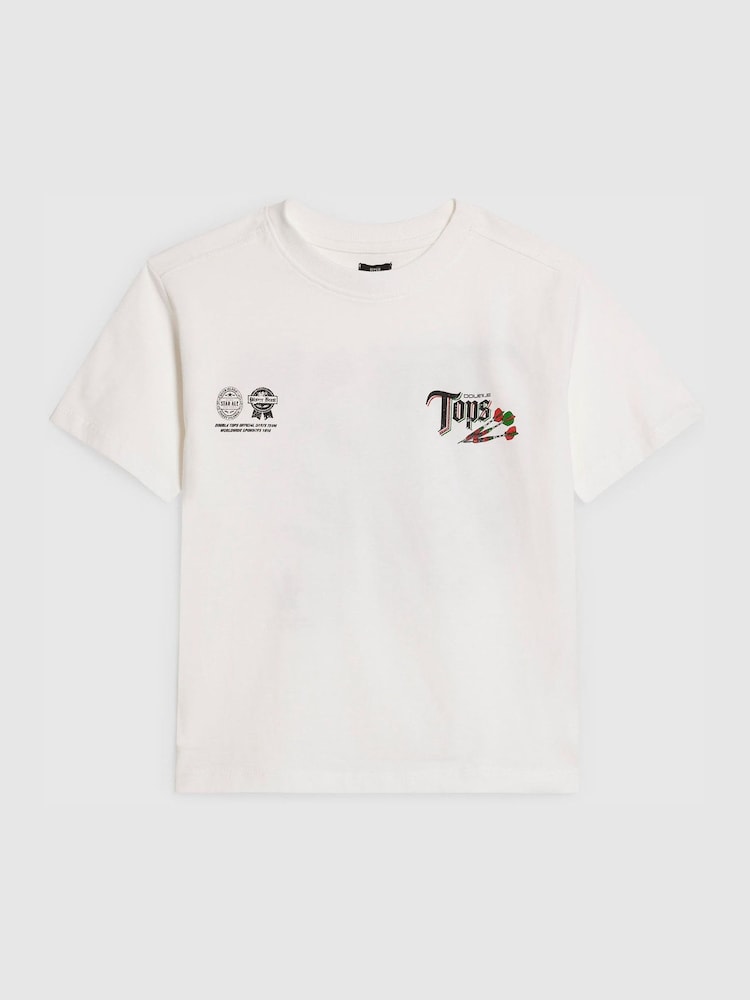 River Island Regular Fit Top Darts T-Shirt - Attēls 2 no 4