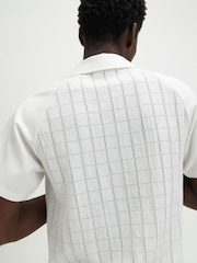 River Island Muscle Raglan Texture Shirt - Imaginea 4 din 4