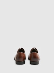 River Island Brown Faux Leather Formal Derby Shoes - Image 4 of 5
