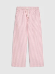 River Island Pink Seersucker Stripe Trousers - Image 1 of 4