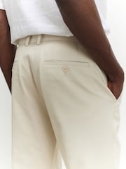 River Island Cream Slim Fit Chino Trousers - Image 2 of 4