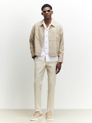 River Island Cream Slim Fit Chino Trousers - Image 4 of 4